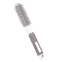 Healthy Salon Barber Brushes,High Temperature Resistant Ceramic Iron Round Comb Set with Non Slip Handle and 5 Sizes for Effective Hair Styling(32#)