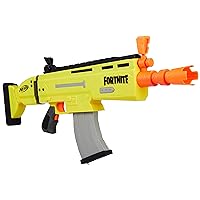 Fortnite AR-L Elite Dart Blaster - Motorized Toy Blaster, 20 Official Fortnite Elite Darts, Flip Up Sights - for Youth, Teens, Adults, Brown
