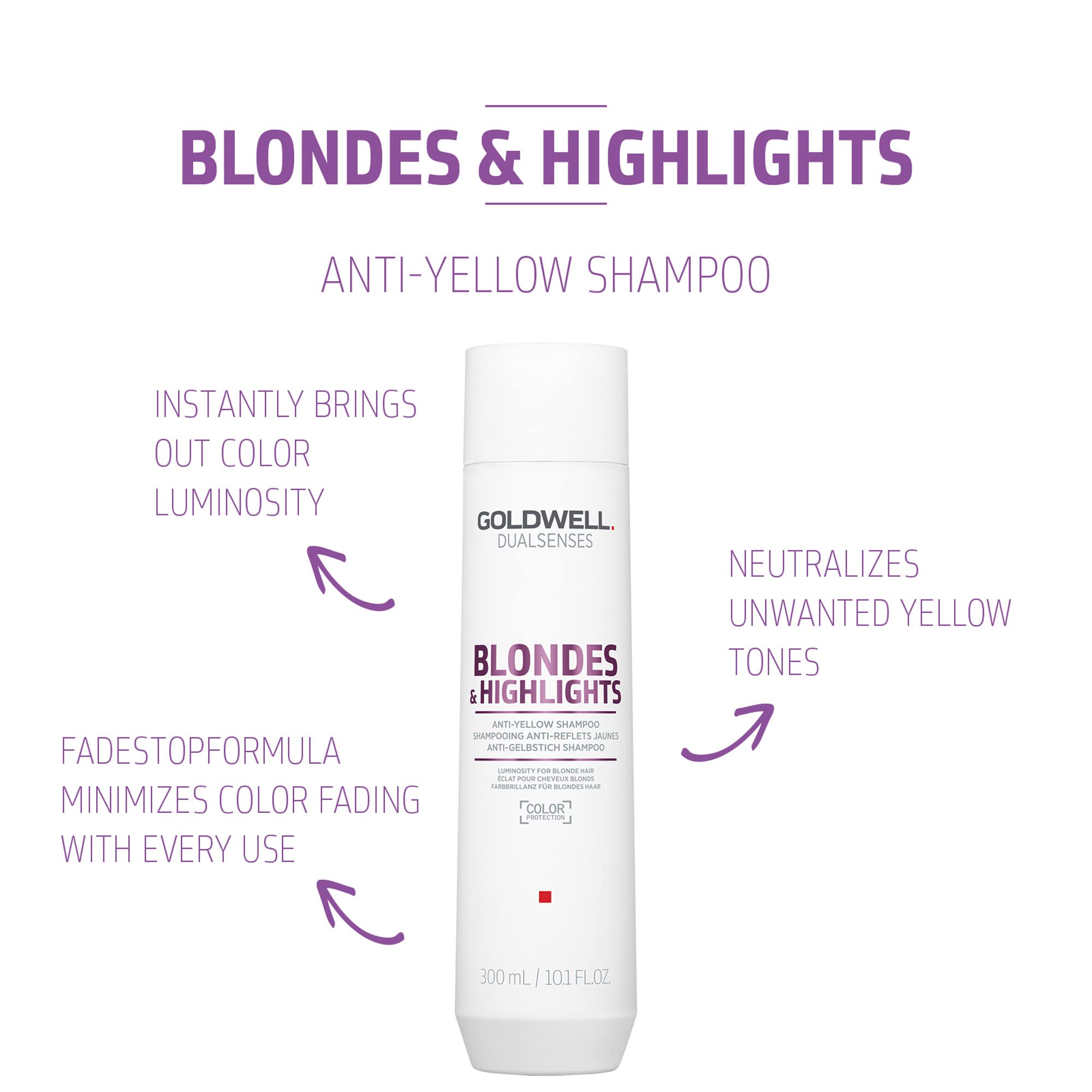 Goldwell Dualsenses Blondes & Highlights Anti-Yellow Shampoo