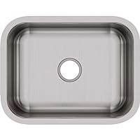 Elkay DXUH2115 Dayton Single Bowl Undermount Stainless Steel Sink, 24 x 18