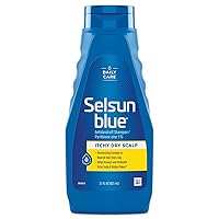 Selsun Blue Itchy Dry Scalp Anti-Dandruff Shampoo, Extra-Hydrating Formula, Pyrithione Zinc 1%, 21 Oz