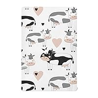 Cute Cows Crib Sheets for Boys Girls Pack and Play Sheets Portable Mini Crib Sheets Fitted Crib Sheet for Standard Crib and Toddler Mattresses Baby Crib Sheets for Baby Boy Girl, 39x27IN