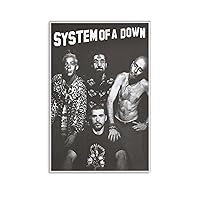 RoyalLuxury System of A Down-2 Canvas Poster Wall Decorative Art Painting Living Room Bedroom Decoration Gift Unframe-style16x24inch(40x60cm)