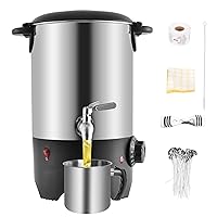 4.5 Qts Wax Melter for Candle Making,Large Electric Wax Melting Pot with Quick Pour Spout,86℉-230℉Temp Control for Business Home Bulk Production