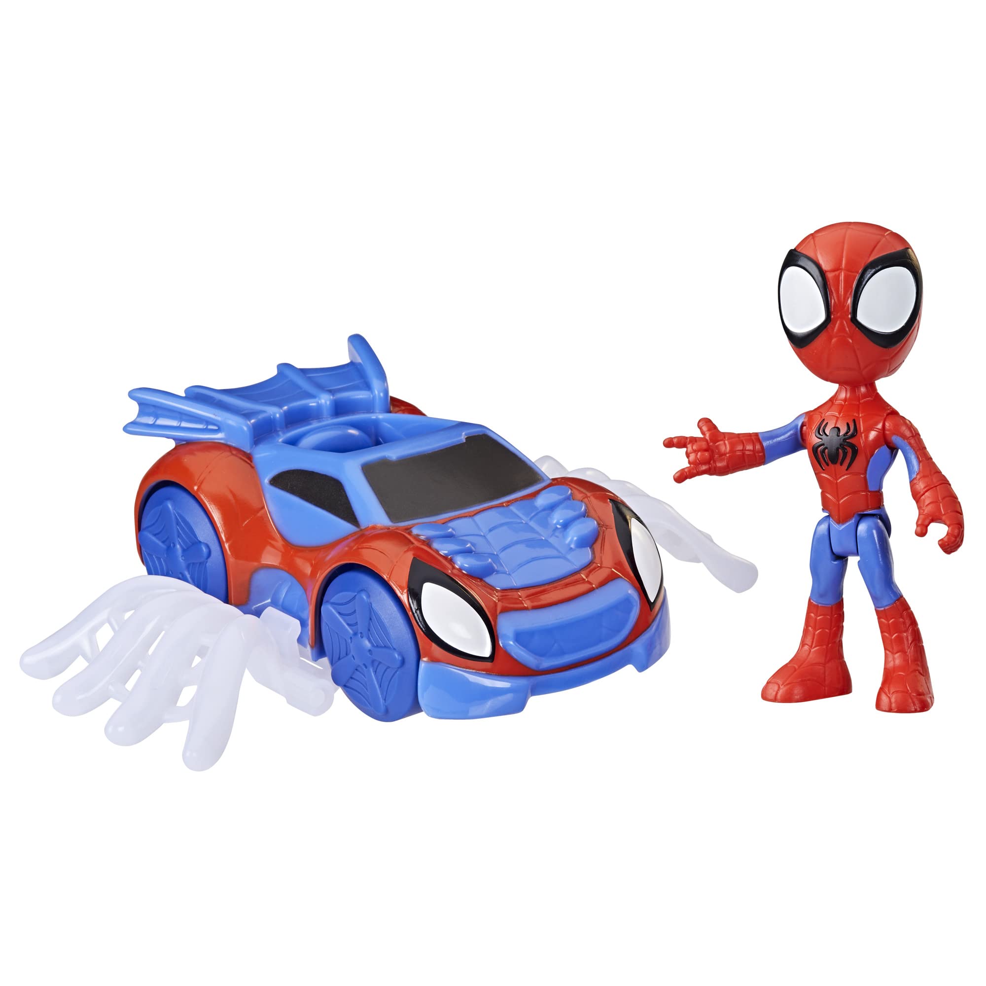 Marvel Spidey and His Amazing Friends Spidey Web Crawler Toy, Spidey Action Figure and Vehicle Included, Marvel Toys, Preschool Toys, Super Hero Toys