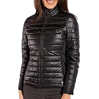 GOLFTINI Women's Golf Jacket Puffer Performance Zip-Up Designer Fashion with Zippered Pockets