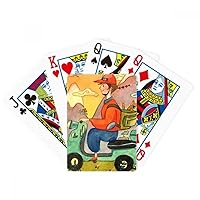 Miaoji Painting Watercolor Cat Farmer Poker Playing Magic Card Fun Board Game