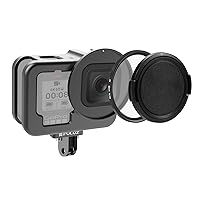 PULUZ Metal Case for GoPro Hero 11 Black / Hero10 Black/Hero 9 Black Protective Case Housing CNC Aluminum Alloy Protective Cage with Frame & 52mm UV Lens Filter for GoPro Accessories