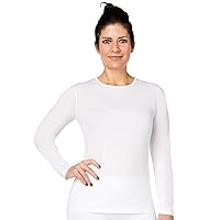 Eczema Clothing, Psoriasis & Sensitive Skin Treatment Shirt for Ladies White