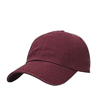 Plain Basic Bold Cotton Adjustable Dad Hat Baseball Cap