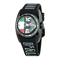 Unisex Adult Analogue Quartz Watch with Rubber Strap CT7704B-35