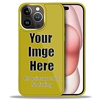 Case Personalized Custom Phone Case for 14 Pro Case Colourful Frosted TPU Shockproof Protective Hard PC Back Design Your Own Personalized Picture Photo Cases Chartreuse