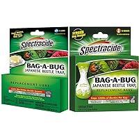 Spectracide Bag-A-Bug Japanese Beetle Trap Replacement Lure 1 Count, Lure Refill & Insect Killer, 6 Bags