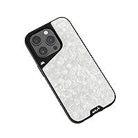 Mous Case for iPhone 15 Pro Max MagSafe Compatible - Limitless 5.0 - White Acetate - Protective iPhone 15 Pro Max Case - Shockproof Phone Cover