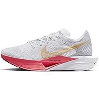 Vaporfly 3 Women's Road Racing Shoes (DV4130-101, White/Sea Coral/Pure Platinum/Topaz Gold) Size 8