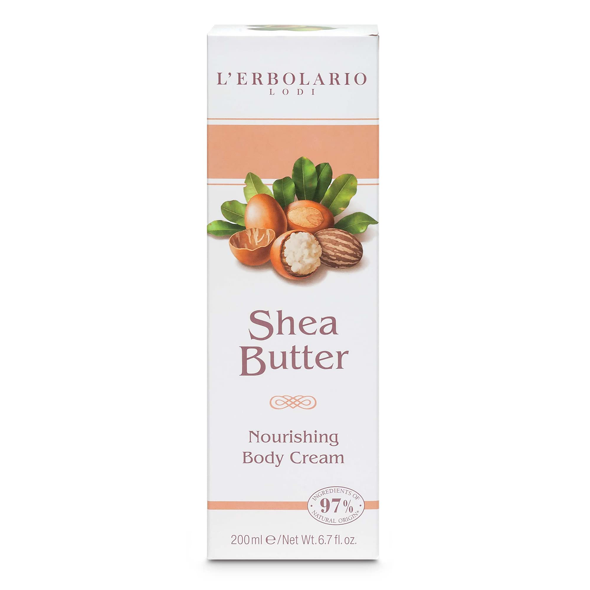 L'Erbolario Shea Butter Nourishing Hand Cream - Incredibly Revitalizing And Emollient Properties - Softens And Hydrates - Strengthens The Skin’s Barrier - Protects From External Aggressors - 6.7 Oz