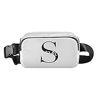 Custom White Fanny Pack for Women Men Personalizied Belt Bag Crossbody Waist Pouch Waterproof Everywhere Purse Fashion Sling Bag for Outdoors Shopping