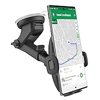 Car Mount Phone Holder for Samsung Galaxy Models - Car Mount Holder for S9/S10/S20/S21/S22 S23/S24 Ultra/Plus (Windshield/Dashboard Compatible)