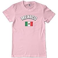 Threadrock Big Girls' Mexico Mexican Flag Youth T-Shirt