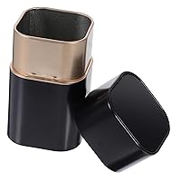 2pcs Tea Round Coffee Tin Loose Leaf Canister Tea Canister Tea Storage Can Metal Tin with Lid Small Tea Tins Dry Food Storage Canister Tea Bag Portable Tinplate Travel