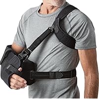 DonJoy Braces UltraSling PRO Shoulder Immobilizer & Rotator Cuff Injury Sling (No pressure on neck) (11-0447-9)