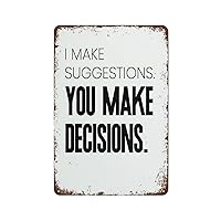 I Make Suggestions. You Make Decisions Gym Decor Fitness Poster Digital Download Denis Morton Instr Funny QuoteWall Art Living Room Bathroom Dorm Gym Accents Gift for Lover Family Lady 8x12 Inch.