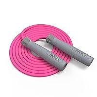 HEREROPE Jump Ropes for Fitness, Adjustable Jump Rope for Women Men, Weighted Speed Rope with 7mm PVC Skipping Rope, No-Slip Grip, Ball Bearing, Great for Speed, Cardio & Tricks, Strength Boxing