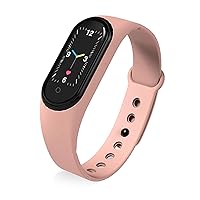 2022 New Waterproof Call Color Silicone Strap Wrist Bracelet M5 Fitness Tracker Smart Strap Watch