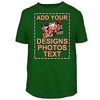 Custom Personalized Men's T-Shirt Tee - Printed Image & Text - Your Design Here