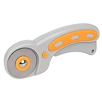 W.A. Portman Fabric Rotary Cutter - 45mm Rolling Cutter with Safety Lock - Fabric Roller Cutter for Sewing & Quilting - Rotary Fabric Cutter Wheel - Fabric Cutting Wheel - Rotary Cutter For Fabric