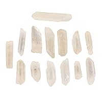 GEMHUB Lot of Raw Rough Crystal Pencil 500.00 Ct - Lot of 14 Pieces Minerals Gemstones Lapidary for Cabbing, Wire Wrapping