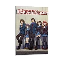 Anime Poster The Disappearance of Haruhi Suzumiya Poster Decorative Painting Canvas Wall Art Living Room Posters Bedroom Painting 12x18inch(30x45cm)