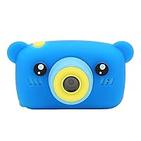 Upgrade HD Digital Camera for Toddlers,Kids Camera, Children Selfie Video Camcorder,HD Front and Rear Dual Cameras Multifunctional Children Camera for 3‑10 Years Old (Blue), Kids Camera Upgrade H