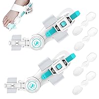 Upgraded Bunion Corrector for Women & Men, Orthopedic Bunions Correction with Non-Slip Big Toe Straighteners, Adjustable Bunion Splint Suitable for Day/Night Feet Bunion Relief (2PCS)