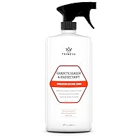 TriNova Granite Sealer & Protector – Best Stone Polish, Protectant & Care Product – Easy Maintenance for Clean Countertop Surface, Marble, Tile – No Streaks, Stains, Haze, or Spots - 18 fl oz