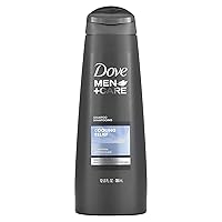 Dove Men + Care Fortifying Shampoo - Cooling Relief - With Icy Menthol - Net Wt. 12 FL OZ (355 mL) Per Bottle - One (1) Bottle