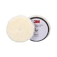 3M Perfect-It Random Orbital Medium Wool Compounding Pad, 5