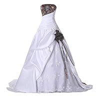 Lace and Camo Wedding Dresses Ball Reception Quinceanera Gowns