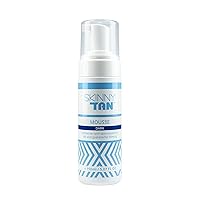 Skinny Tan Self Tanner Mousse - Long Lasting, Non Drying Bronzer - Coconut and Vanilla Scent - Easy to Apply Foam Texture - Streak Free and Natural Looking Results - Dark Self Tanning Mousse - 5 oz