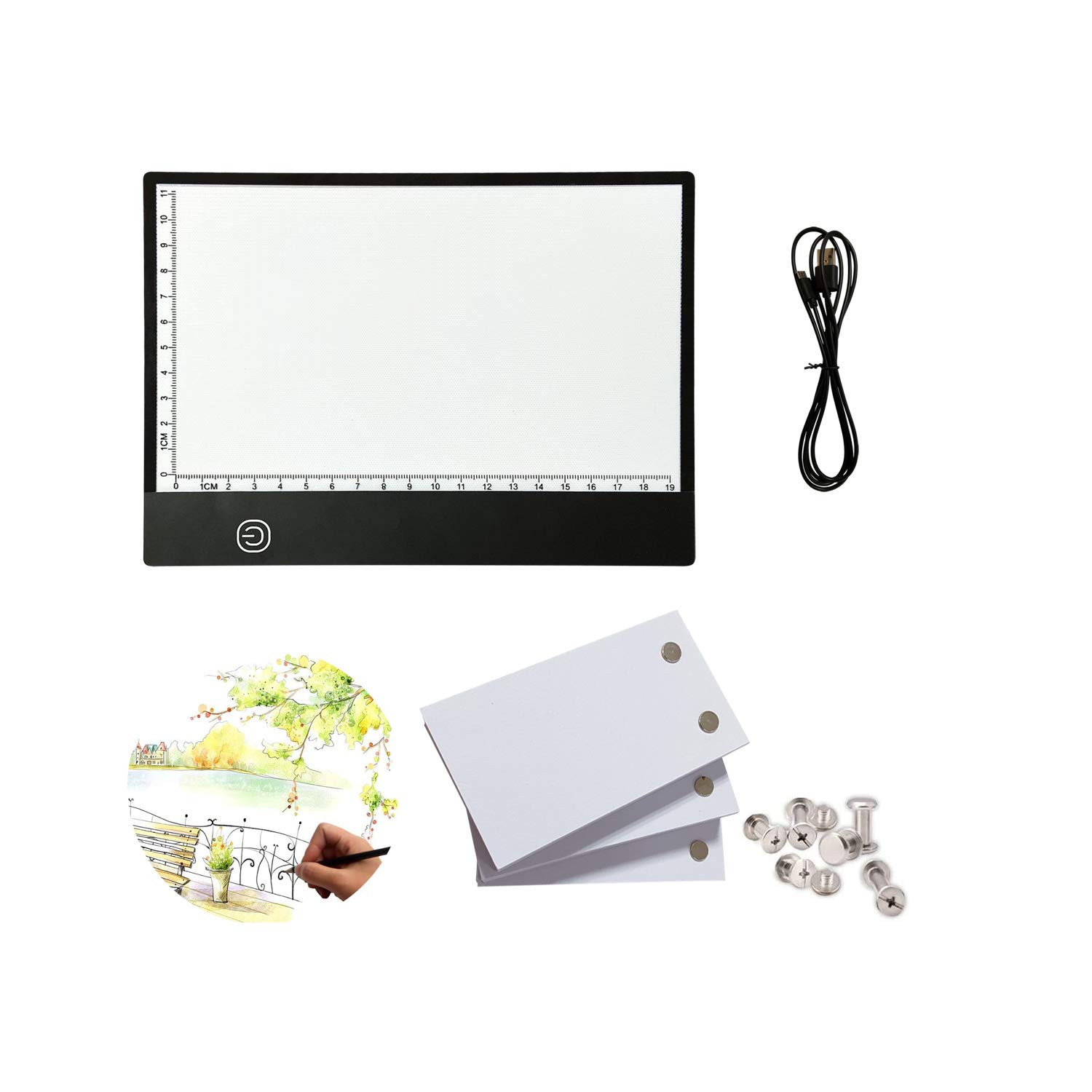 Mua flip Book kit: 270 Sheets Animation Paper with Removable Screws & LED  Light Box for Tracing and Drawing, USB Powered A5 Lightbox with Stepless  dimming and Ruler trên Amazon Mỹ chính