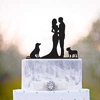 Golden retriever cake topper,wedding cake topper with dog,French bulldog cake topper dog,topper with dog,labrador retriever topper,
