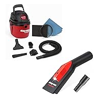 Shop-Vac 1.5 Gallon 2.0 Peak Wet Dry Vacuum and Nozzle Kit with LED Light