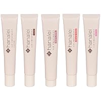 Hanalei 5-Pack Lip Treatment Bundle (Clear, Peach Pink, Mauve Pink, Sand, Rose) | Made with Kukui Oil, Shea Butter, Agave, and Grapeseed Oil, Soothe Dry Lips (Cruelty free, Paraben free)