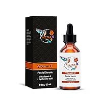 Vitamin C Facial Serum with Vitamin E + Hyaluronic Acid - 1 fl oz/ 30ml