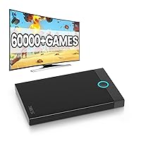 Bearway Retro Game Console 500G HDD- Video Game Console with 60000+Classic Games, External Hard Drive Compatible with 70+Emulators and 3D Games, Super Console for Windows 8.1/10/11, SATA 3.0