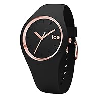 ICE Glam Black Rose-Gold - Women's Wristwatch with Silicon Strap