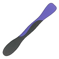 Tovolo Scoop and Spread Tool for Kitchen Meal Prep, Slicing, Spreading, and Scraping, Very Peri and Charcoal, Large, Periwinkle