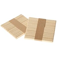 Hygloss Products Natural Wood Popstix - Popsicle Sticks - Art Projects, Kids Crafts, Baking Supplies - 4 1/2 inches, 150 Pieces