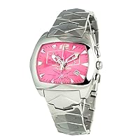 Mens Analogue Quartz Watch with Stainless Steel Strap CT2185L-07M, Pink, 41mm, Strap