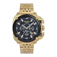 Diesel BAMF watch for men, Chronograph moement with Silicone, Stainless steel or Leather strap